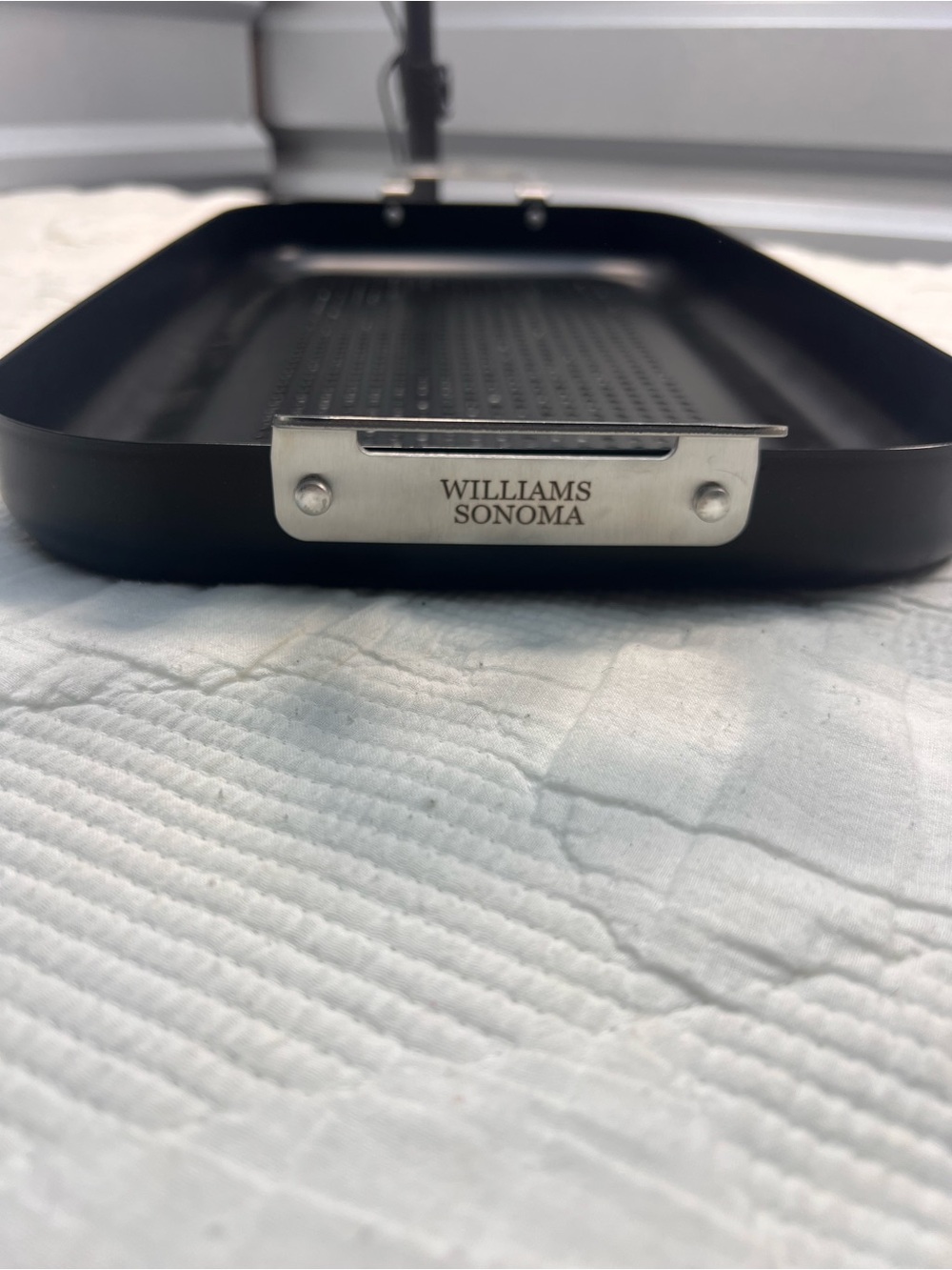 Williams Sonoma Nonstick Roasting Pan Perforated Rack Insert Stainless Handles